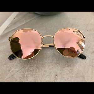 Ray-Ban Round Flash Lenses: copper flash